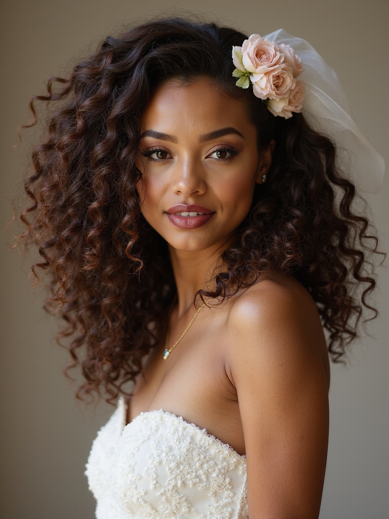 accessories anchor curly bridal texture