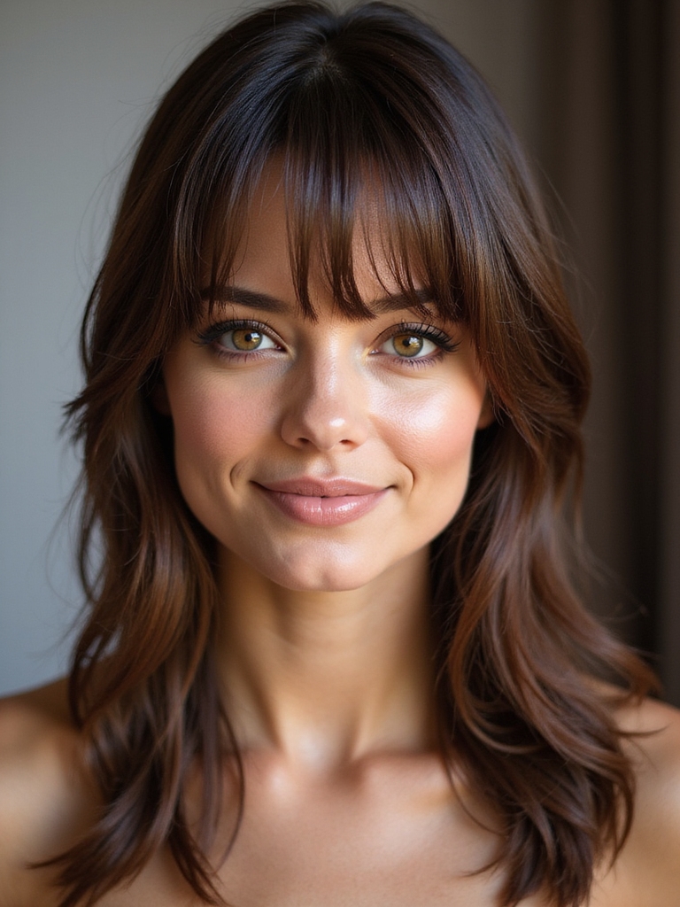 airy wispy bangs for straight