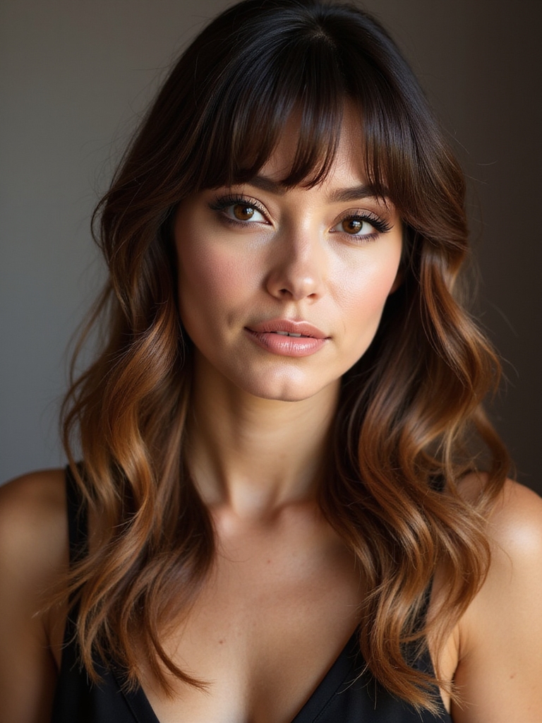 arched fringe lifts eyes