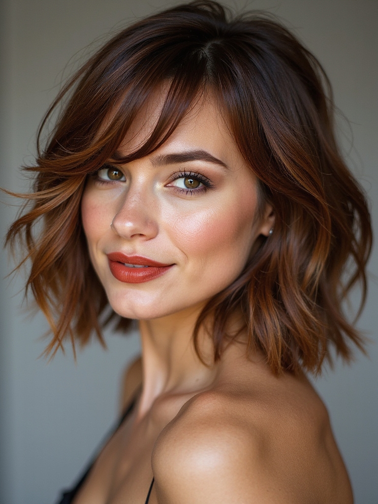 asymmetrical curtain like wisps