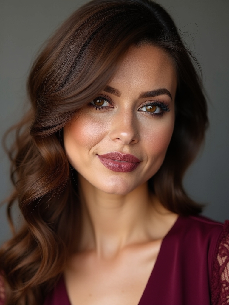 asymmetrical textured face framing bangs