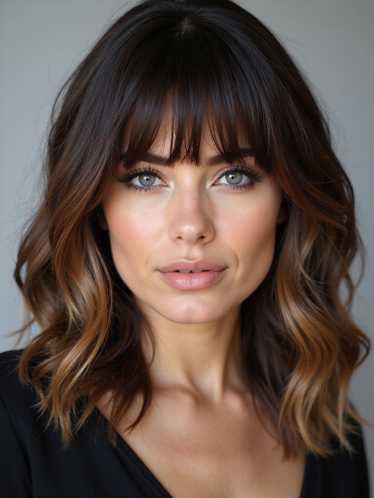 bangs by hair texture