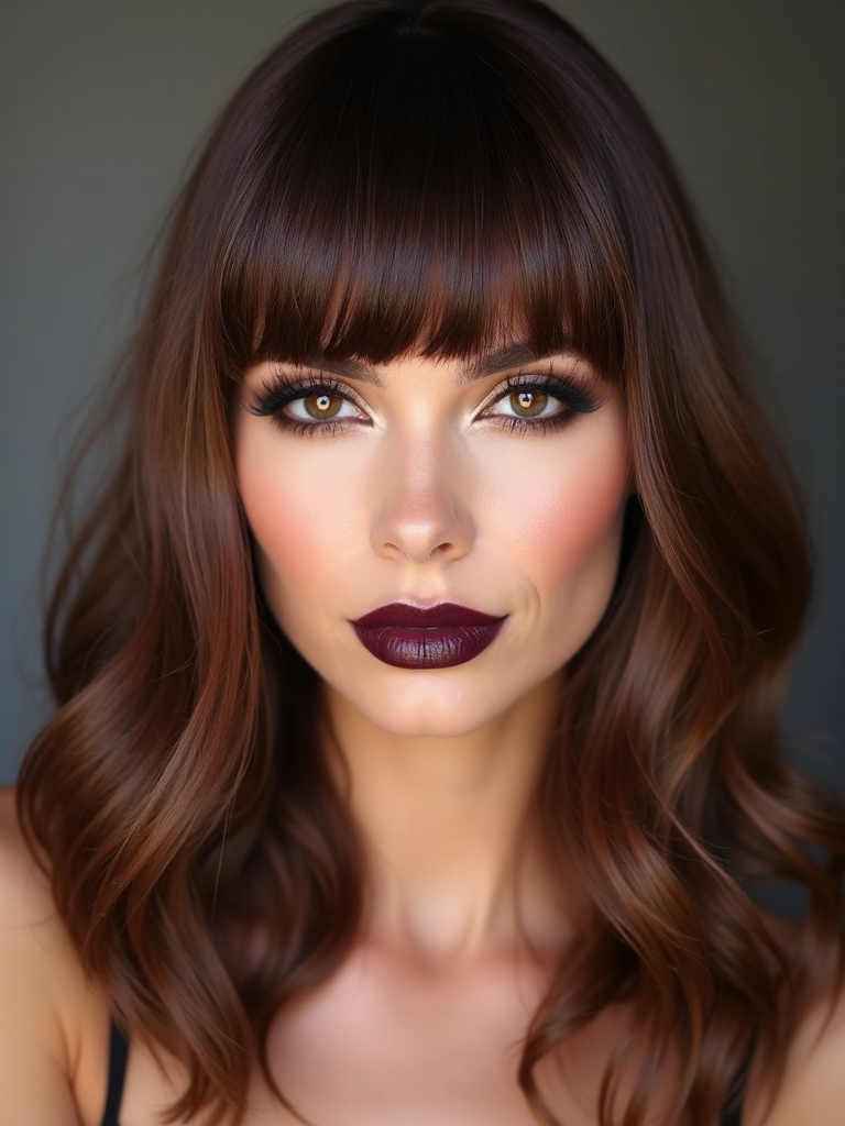 blunt side bangs guide