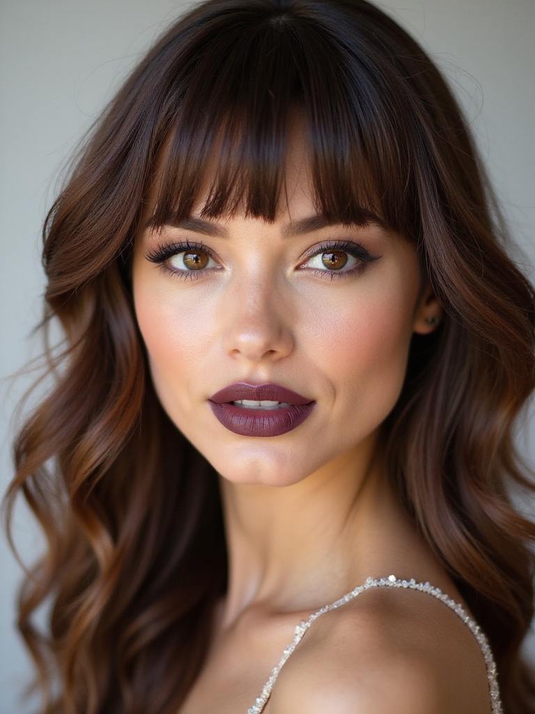 blunt to wispy progressive bangs