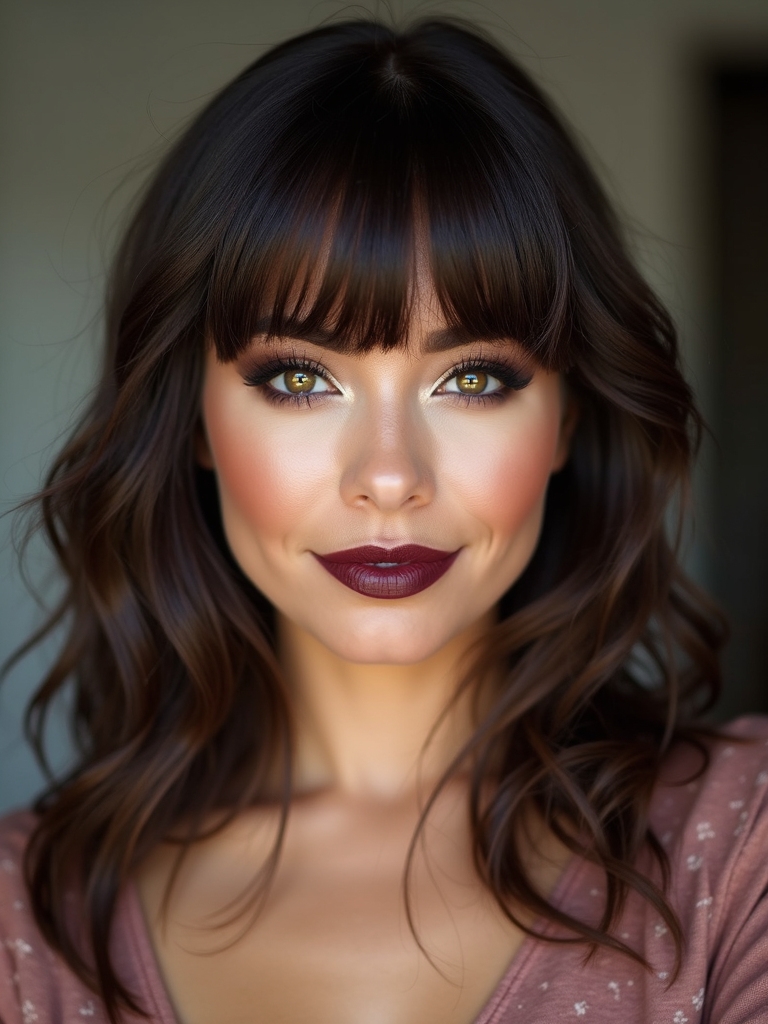 bold vintage glam fringe statement