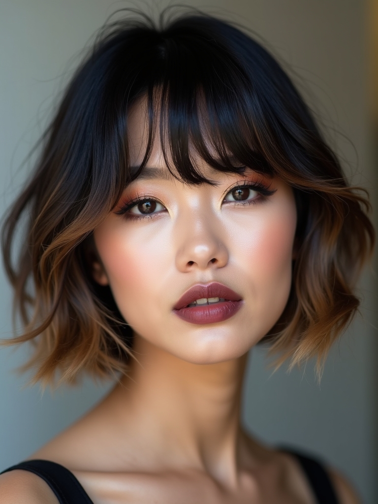 bold wearable short side bangs