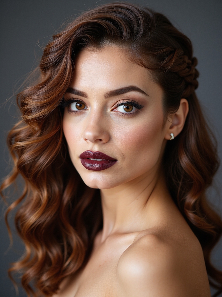 braided hairline crown style