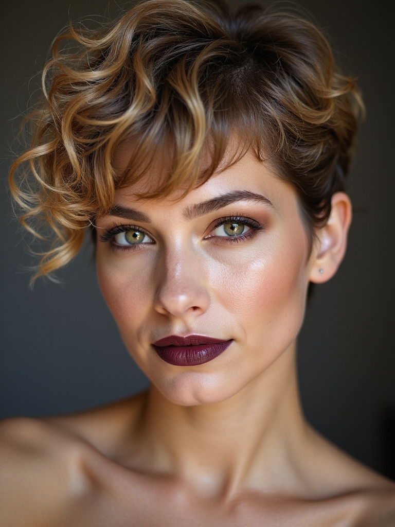 cheeky chic tousled pixie