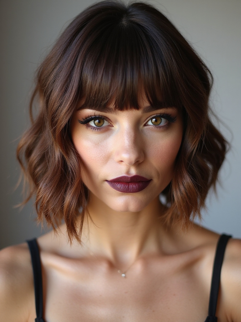 chin length french bob transition