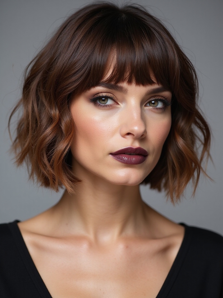 choosing perfect french bob bangs