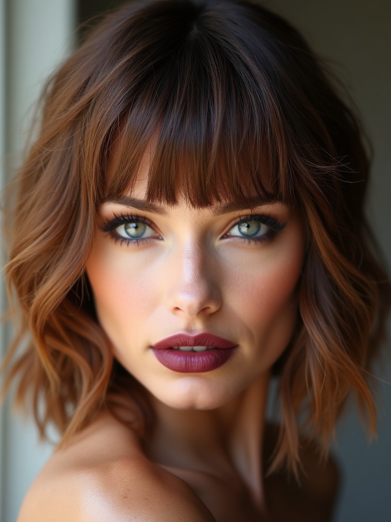 choppy short side fringe