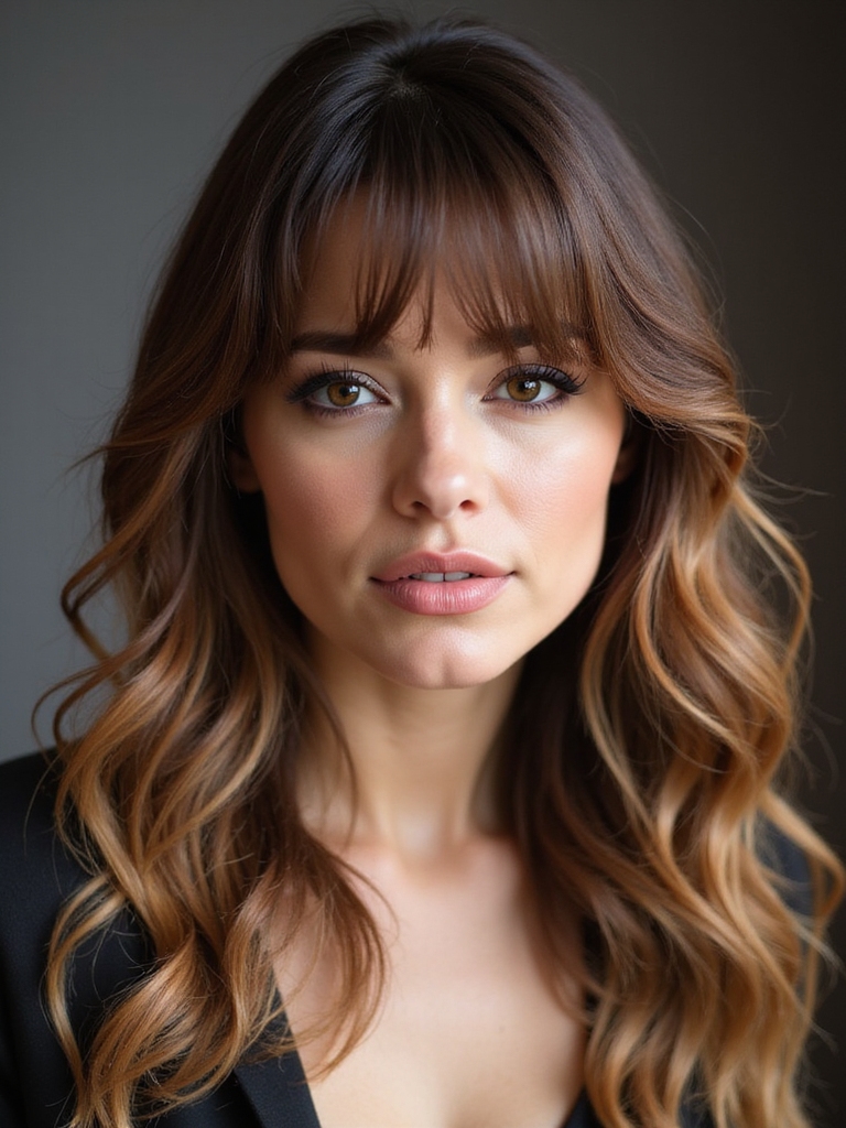 chunky layered shag fringe