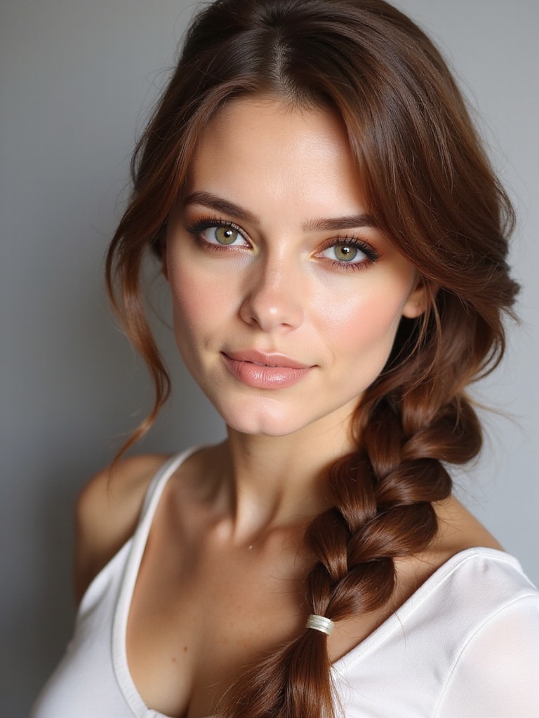 classic polished side braid