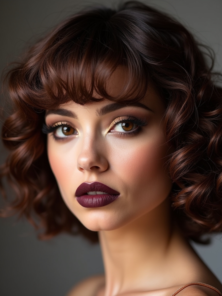 curl type determines bang style