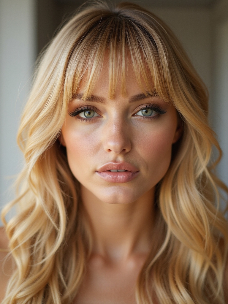 curtain bang maintenance between visits