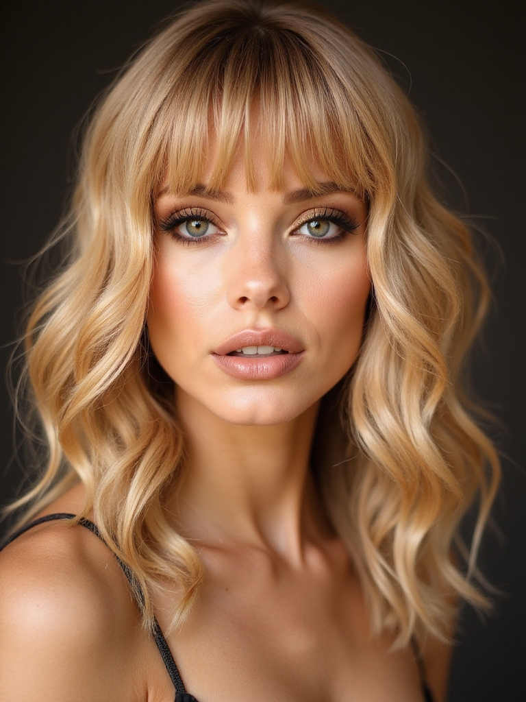 curtain bangs complement hair lengths