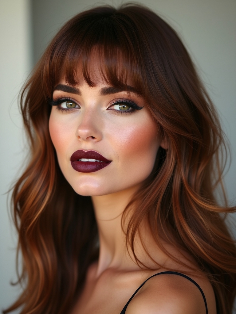 curtain bangs texture based styling