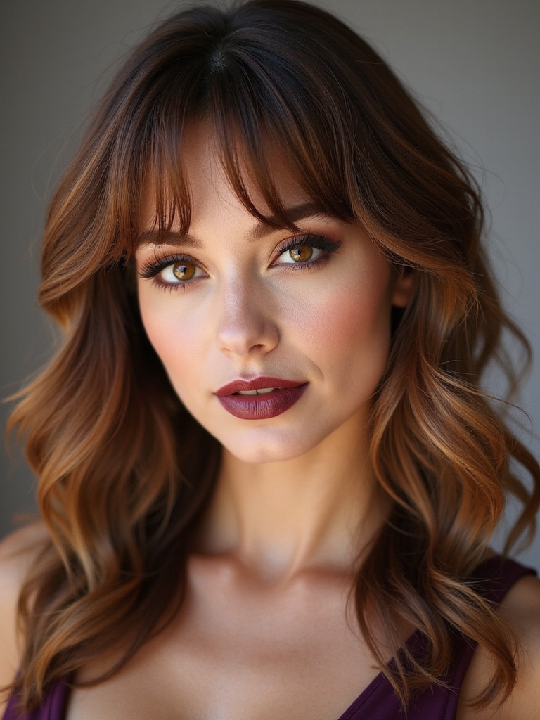 curtain meets micro wispy bangs