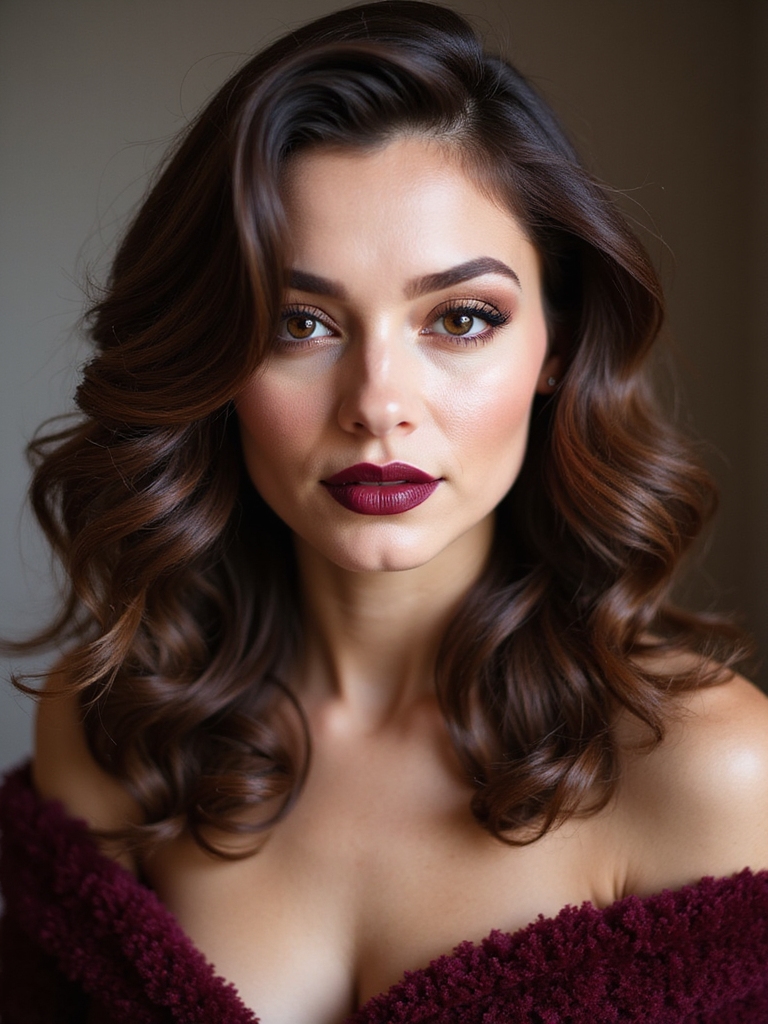 defined curls sleek edges