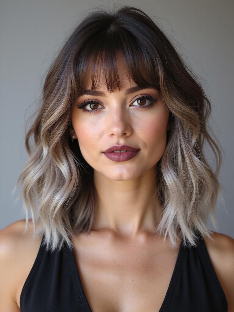 delicate textured color framing