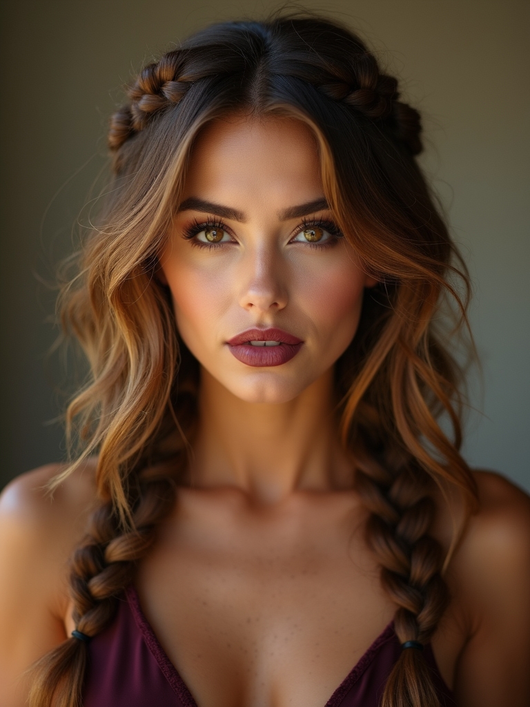 double dutch braided curls