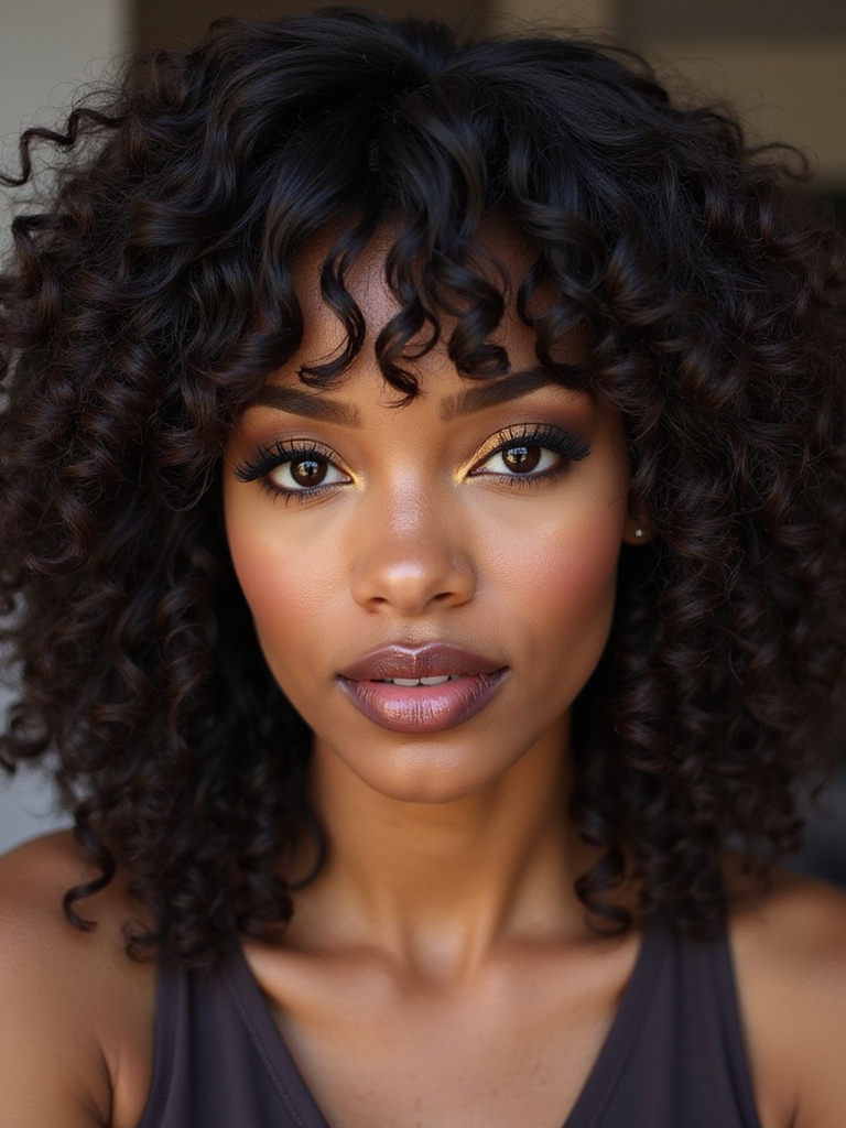 dry stretched coily trimming