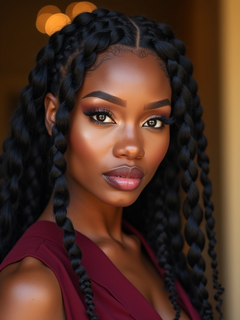 dutch braids protect curls
