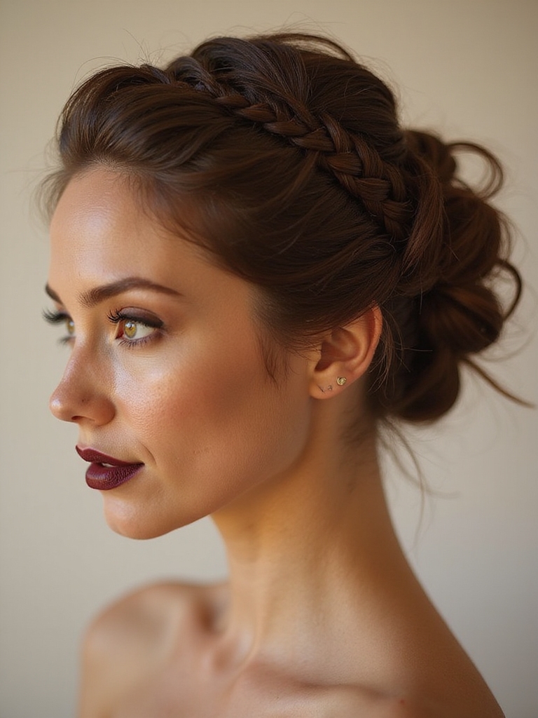 dutch crown braid prep