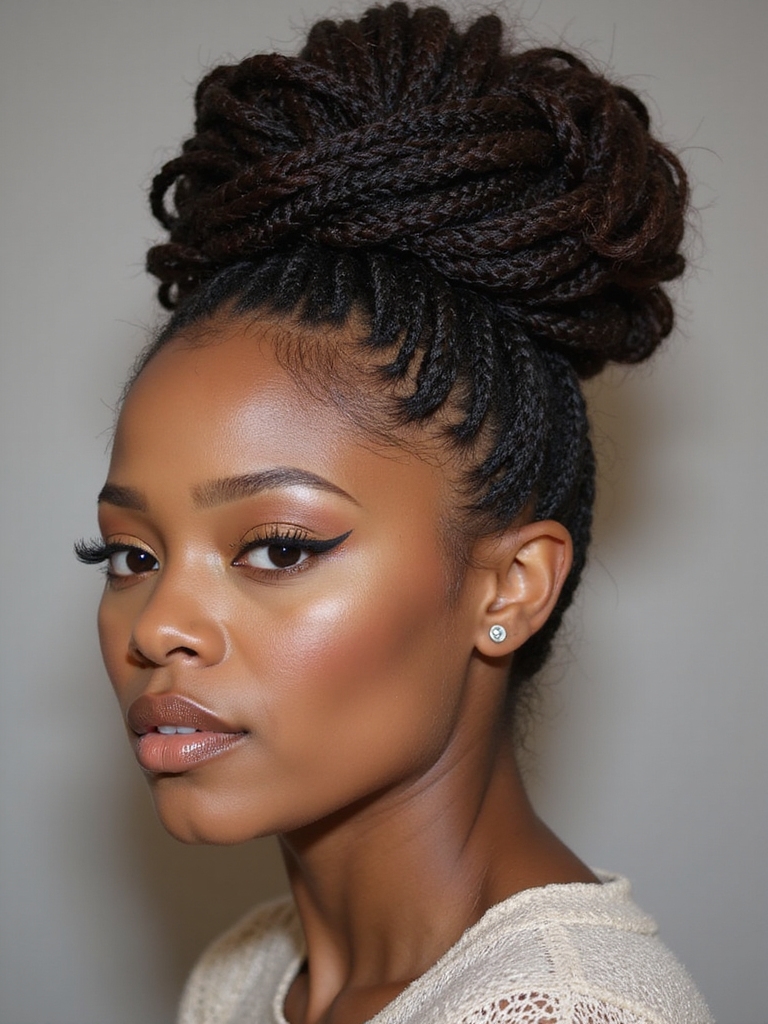 dutch lace braided updo