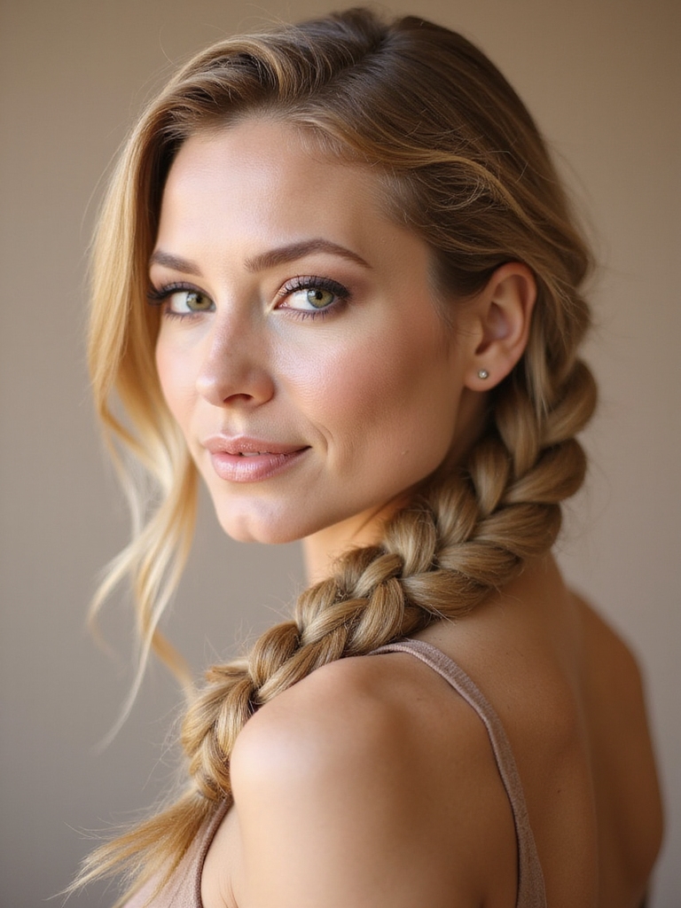 easy polished fishtail braid