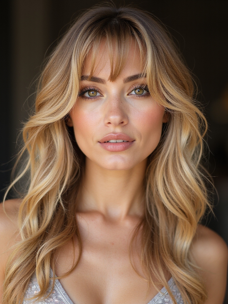 effortless beachy waves with fringe