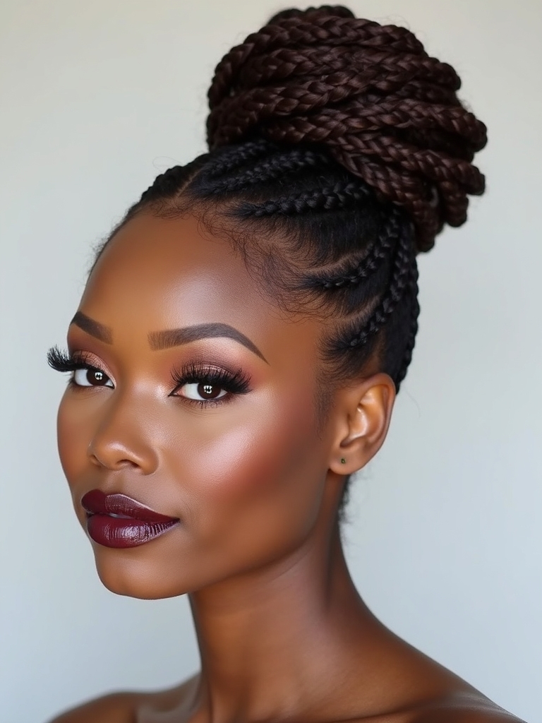 effortless braided bun illusions
