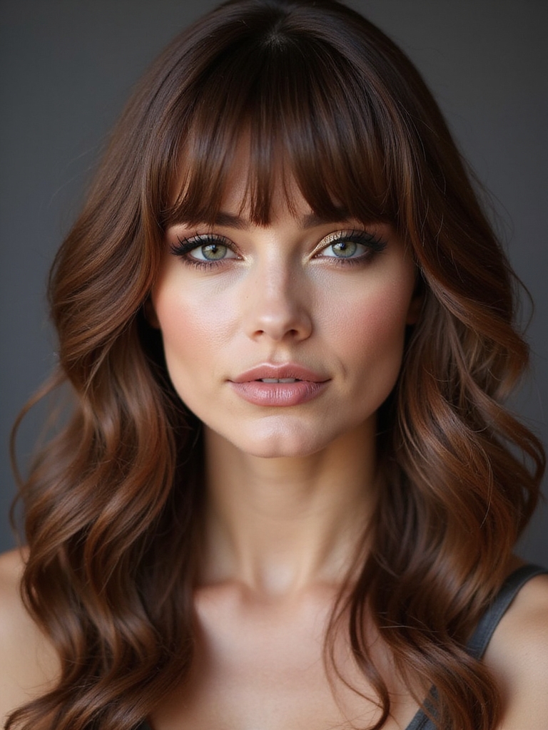 effortless curtain fringe morning routine