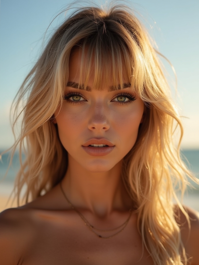 effortless face framing curtain bangs