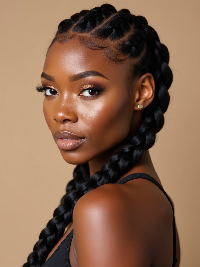 effortless polished halo braid