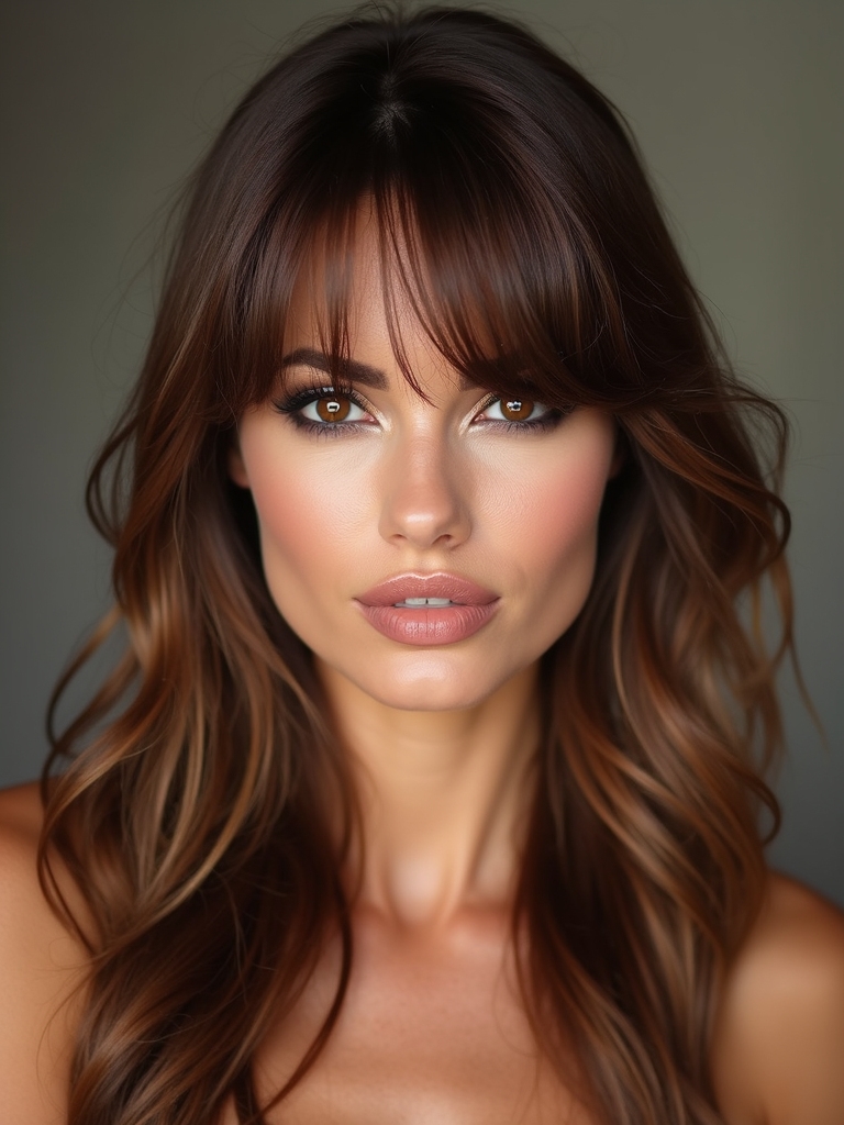 effortless textured brown hair