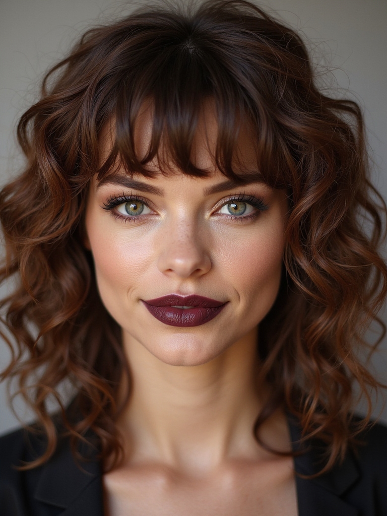 effortless wispy micro bangs