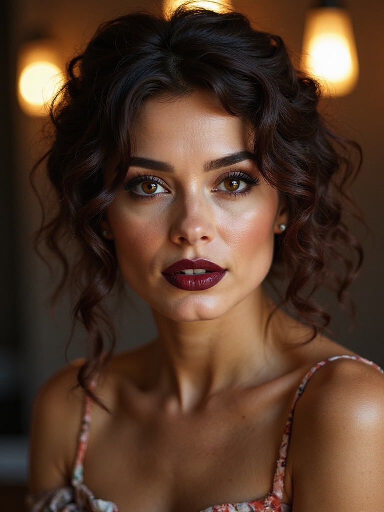 elegant loose low bun