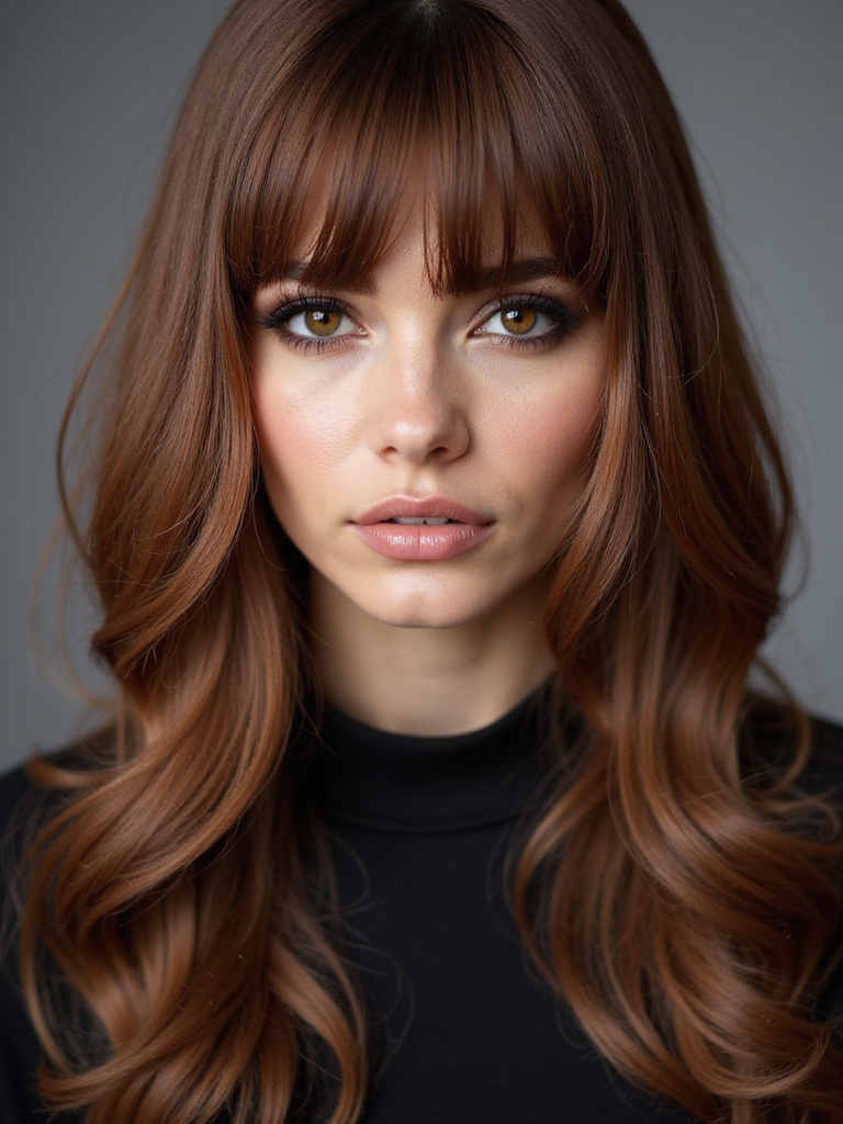 face flattering curtain bangs guidance