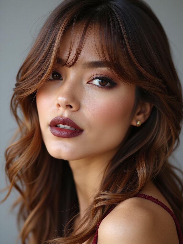 face framing bangs flatter manyfaces