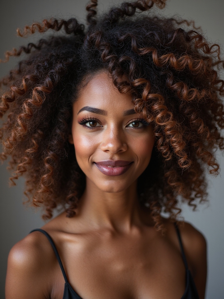 face framing highlights for texture