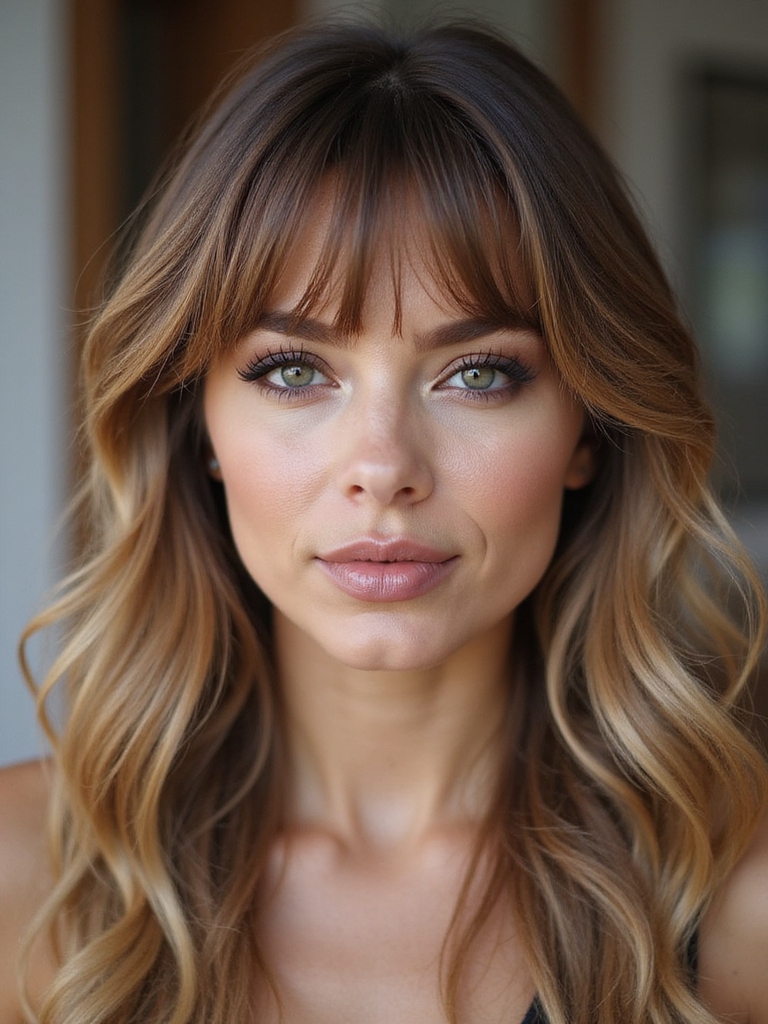 face shaping wispy fringe guidance