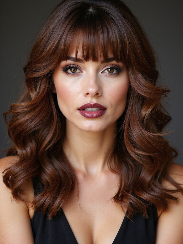 feathered s curl waves elegance