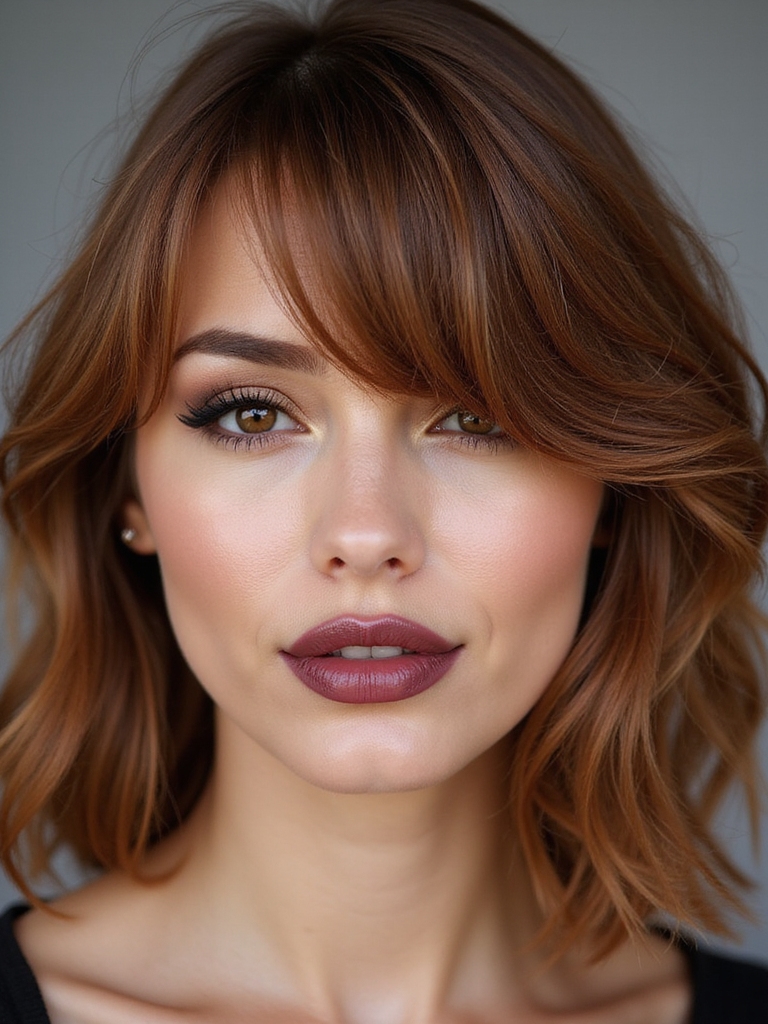 feathered side bangs movement