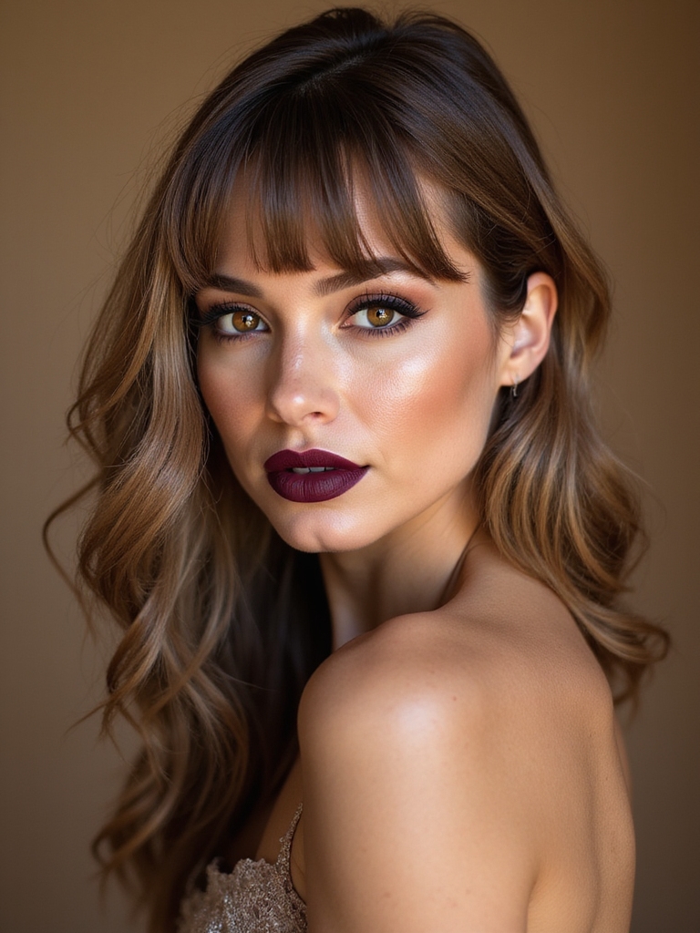 feathered side fringe volumizing texture