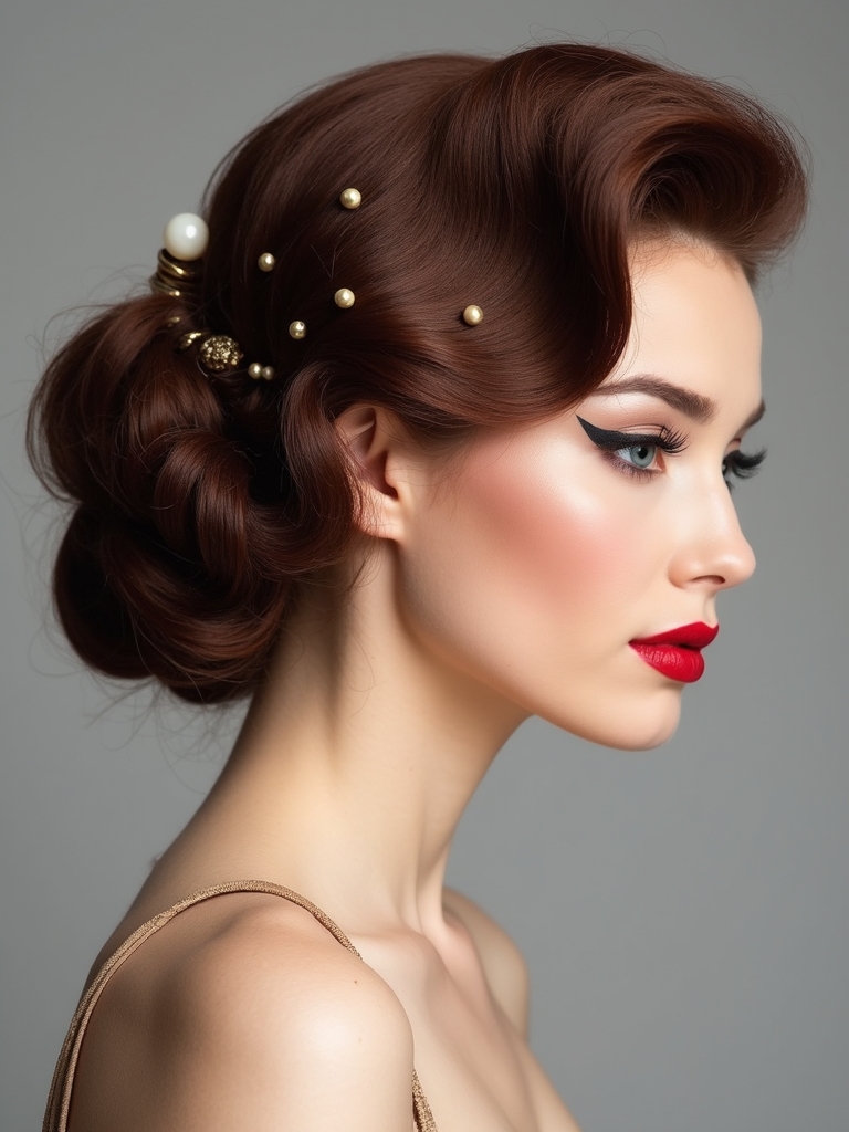 foolproof quick vintage updos