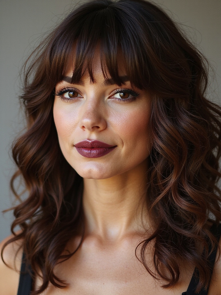 framing effortless textured curls