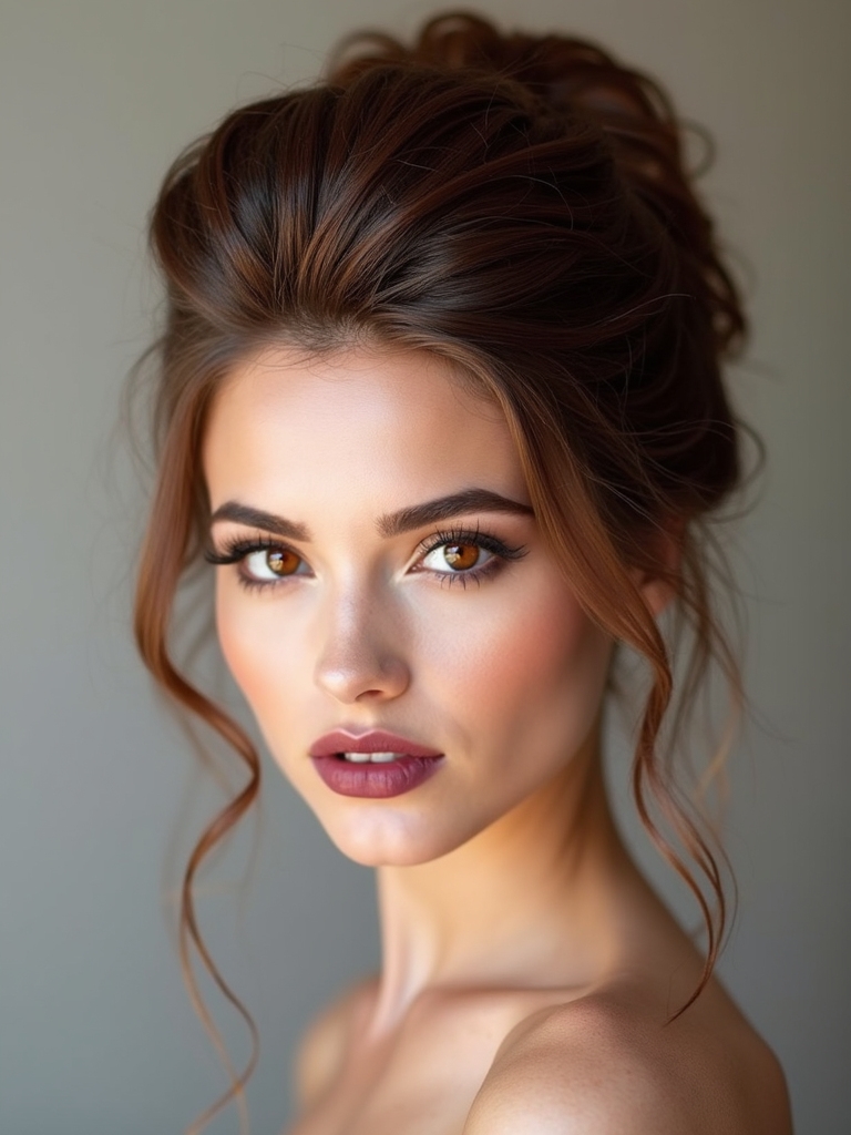 front focused updo styling essentials