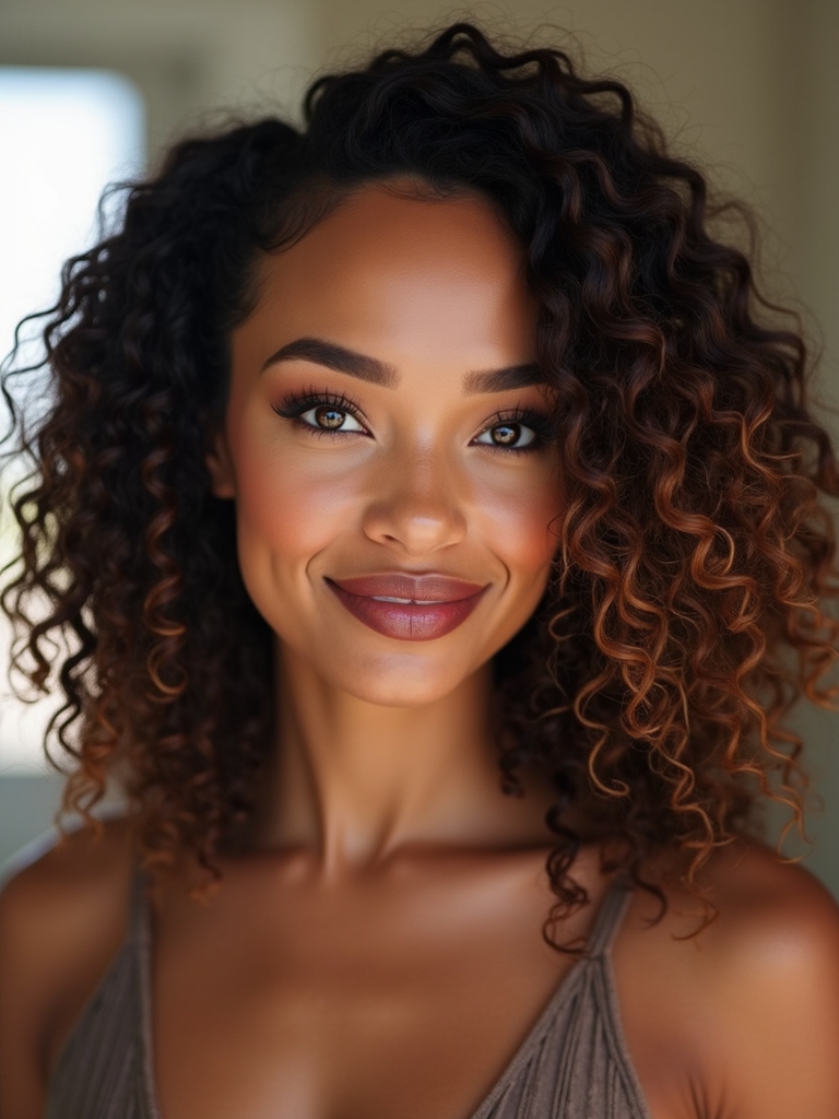 glossy salt free beachy curls