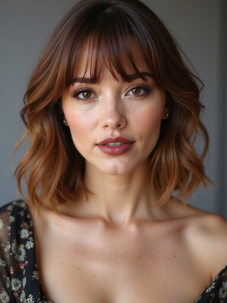 grow wispy bangs gracefully